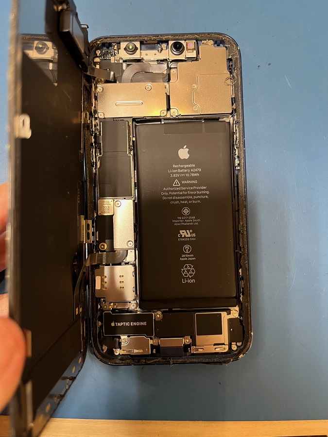 iPhone12フロントパネル交換のご案内！ | iPhone修理アイサポ 修理事例