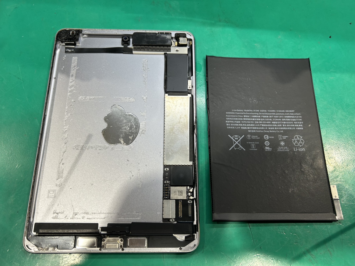 iPad mini4のバッテリー交換ご案内！ | iPhone修理アイサポ 修理事例