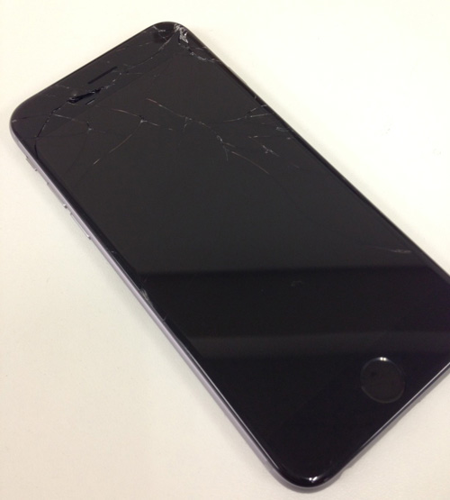 iPhone6フロントパネル割れ