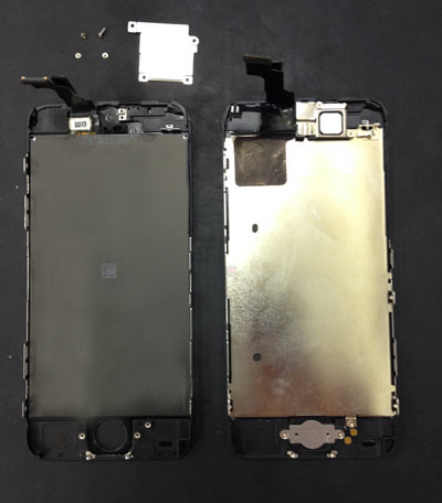 iPhone5c液晶の交換