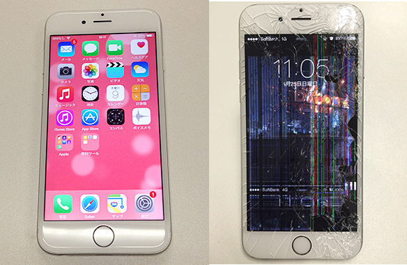 iPhone6液晶表示不良